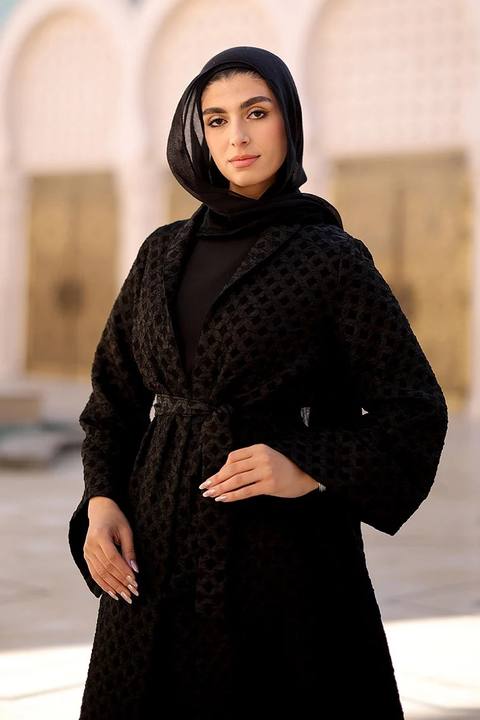 Textured Abaya