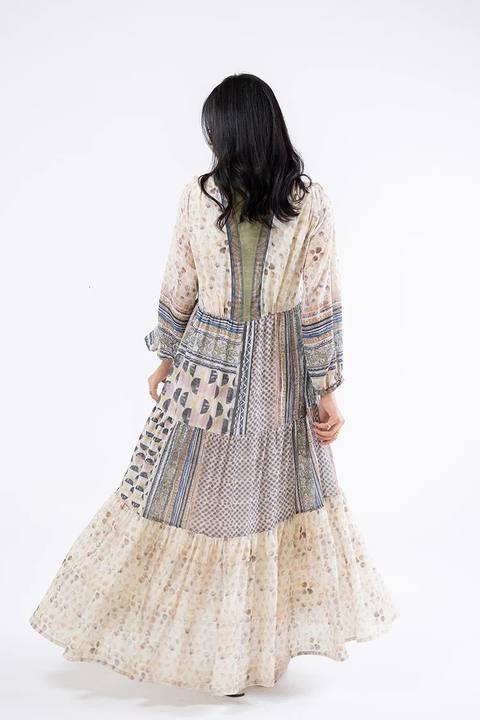 Patchwork Maxi Dress