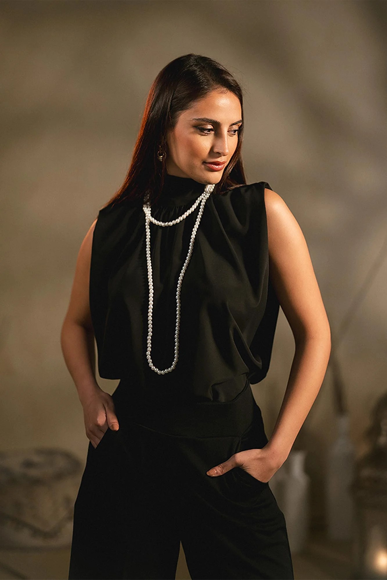 Sleeveless Blouse