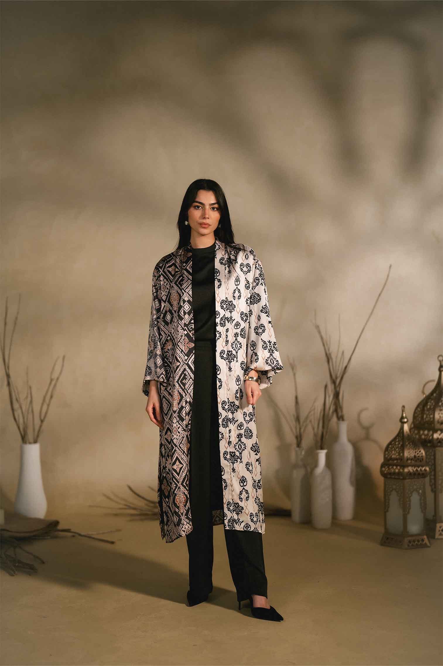 Printed Cardigan