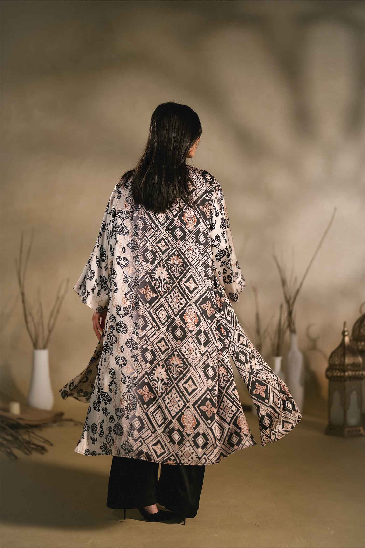 Printed Cardigan