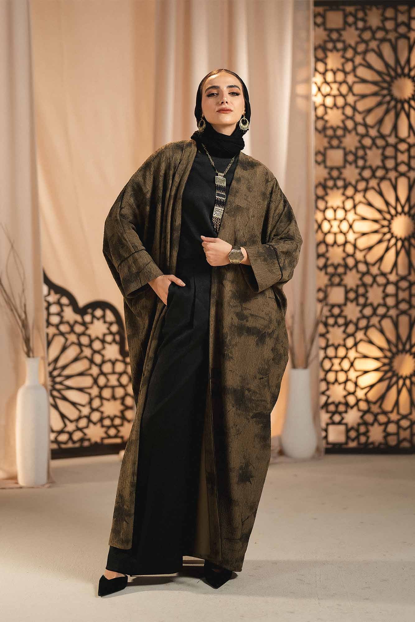 Printed Abaya