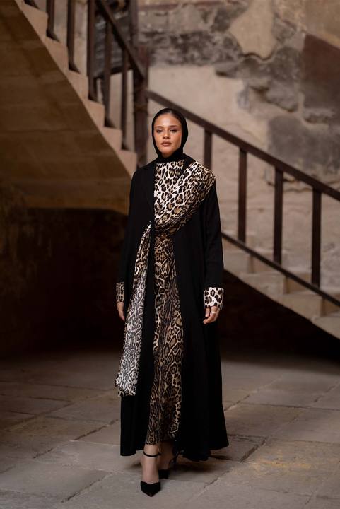 Leopard Abaya