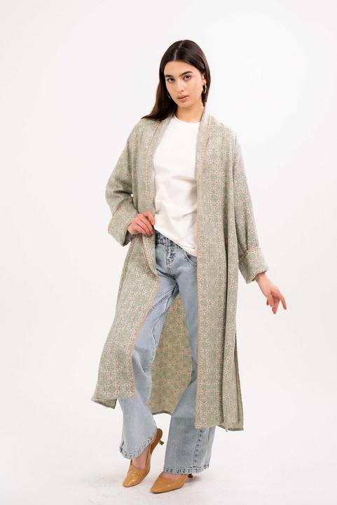 Printed Cardigan