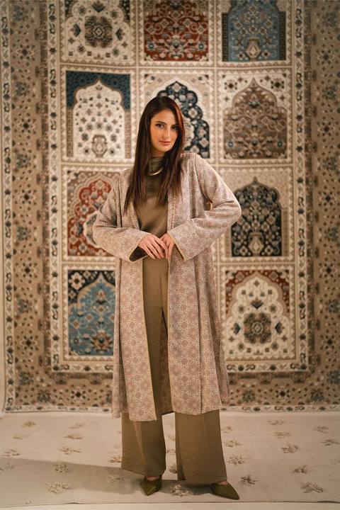 Printed Cardigan