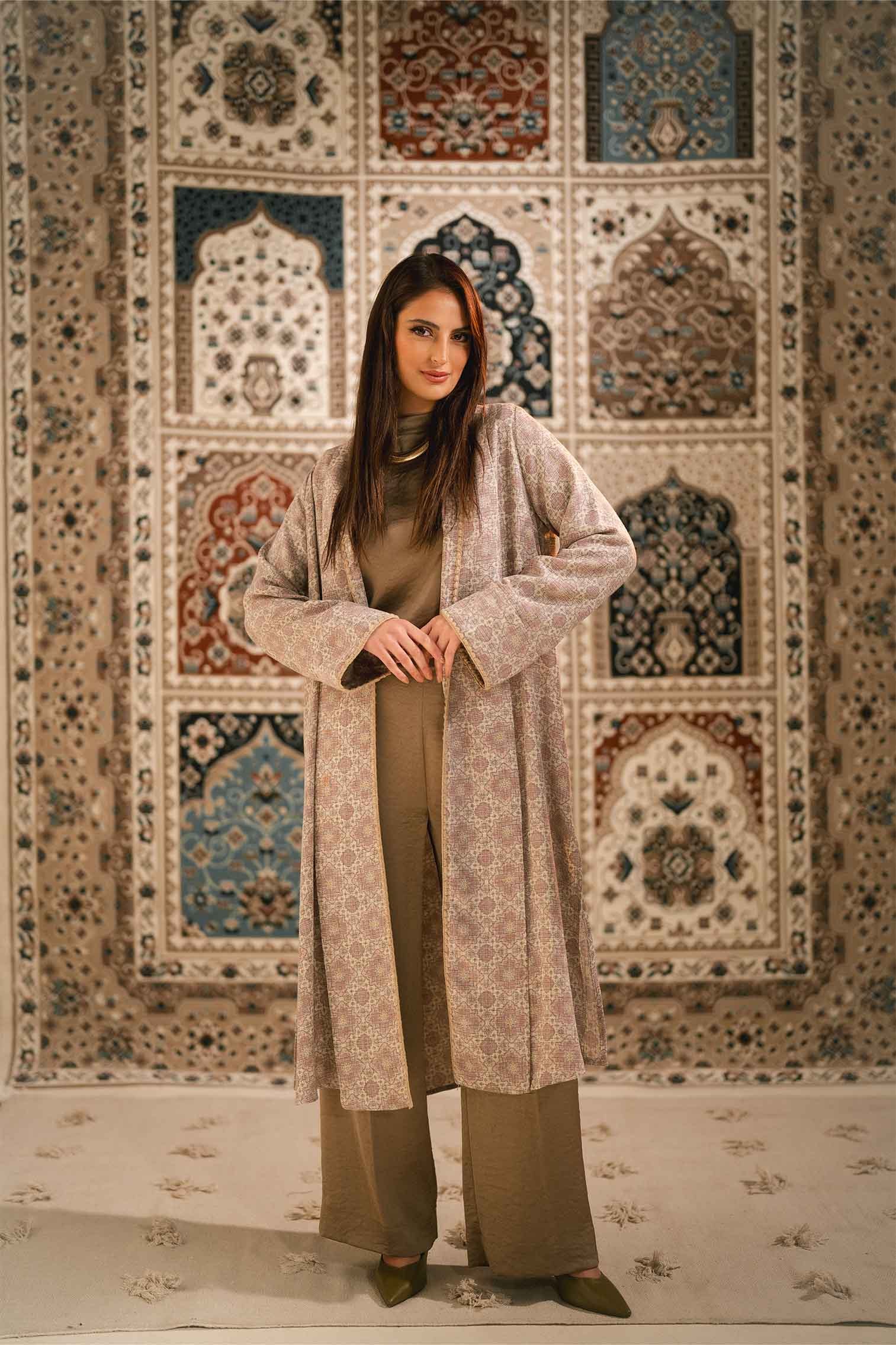 Printed Cardigan