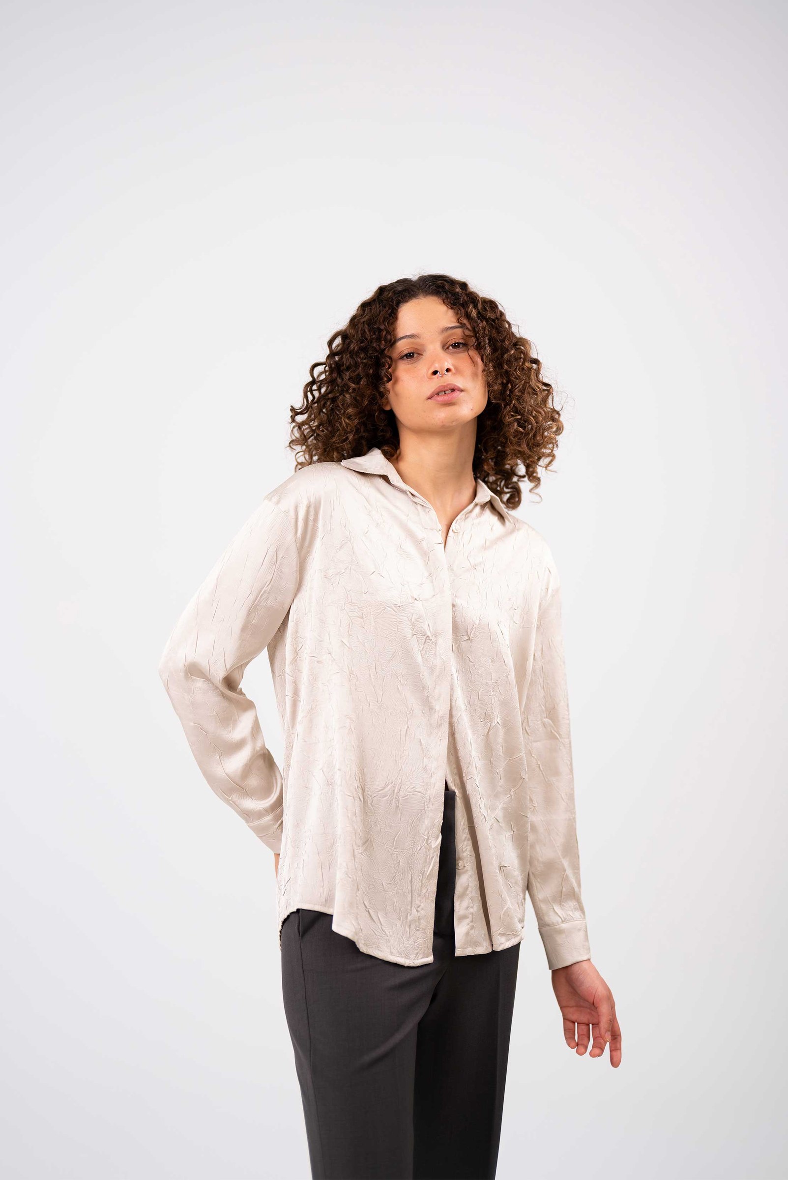 Crinkled shirt