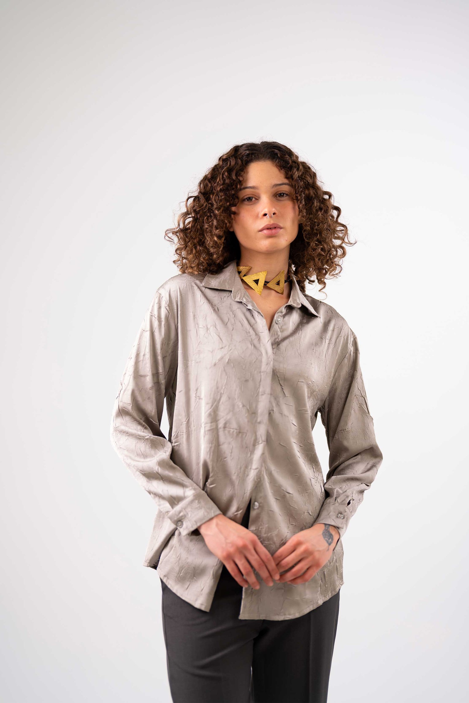 Crinkled shirt