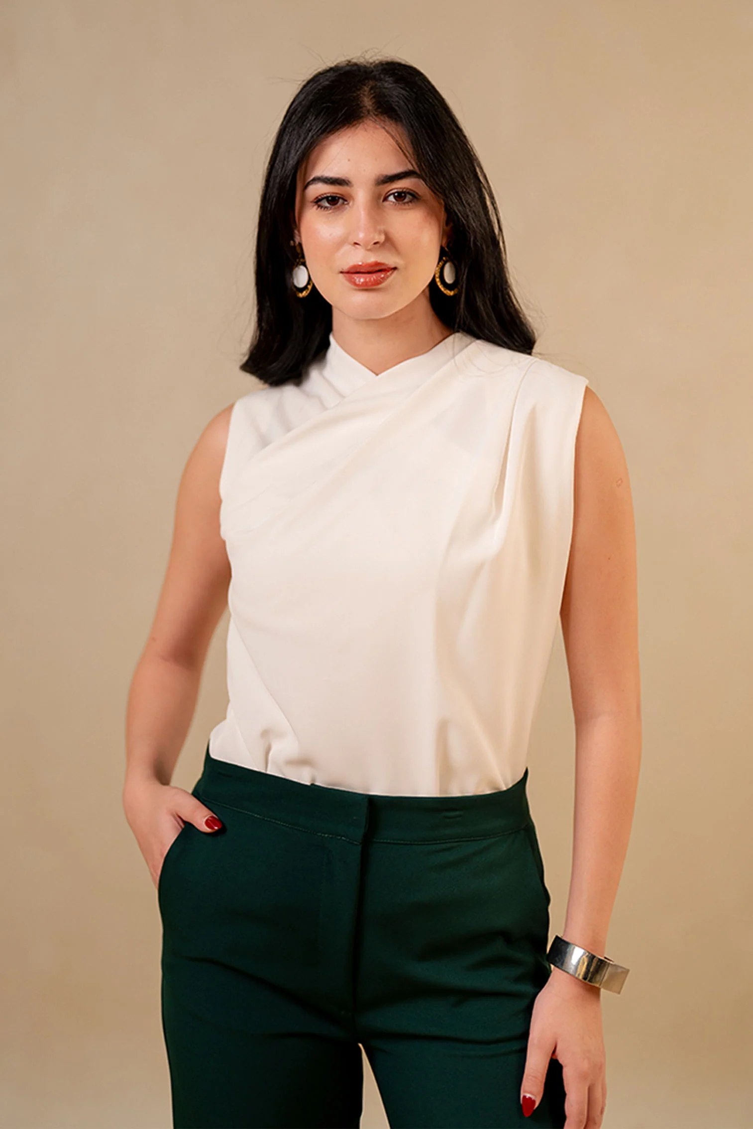 Sleeveless Blouse
