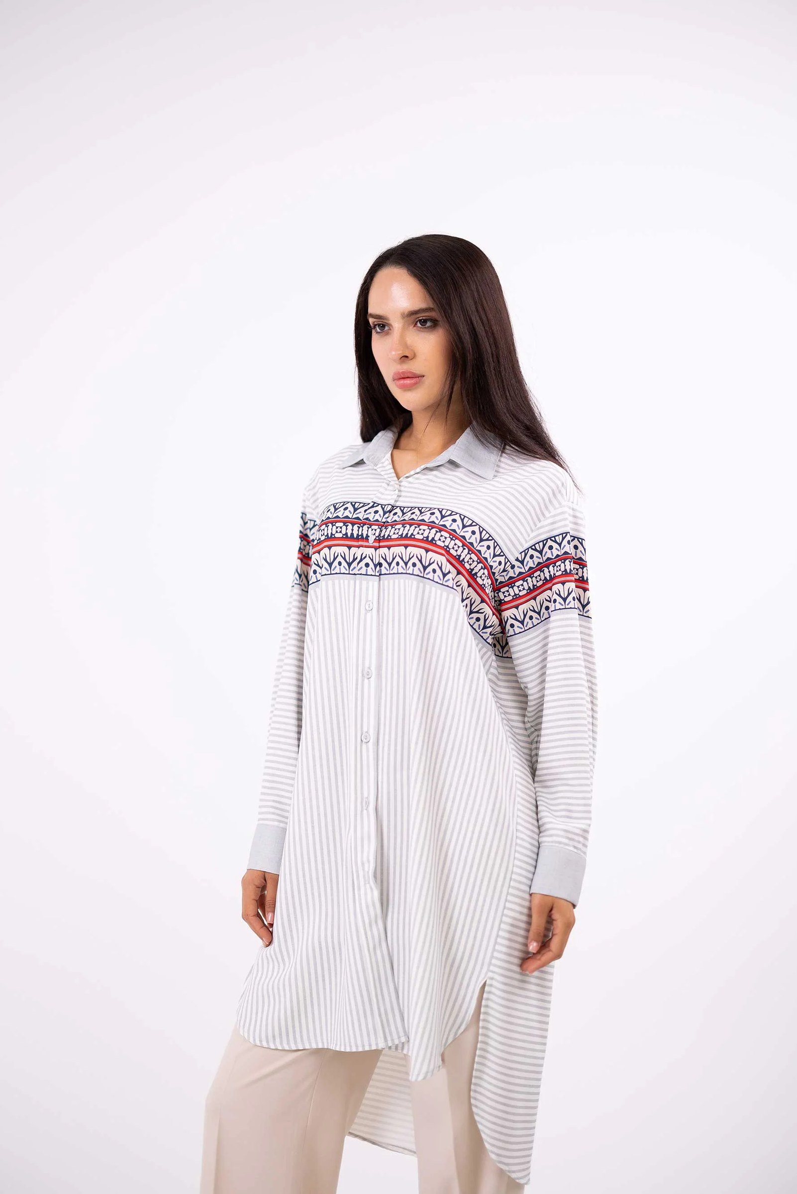 Striped Long Shirt