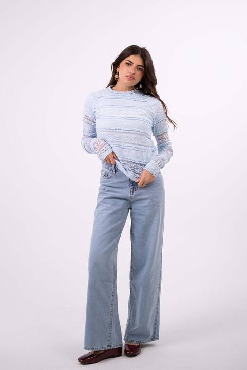 Straight Denim Pants