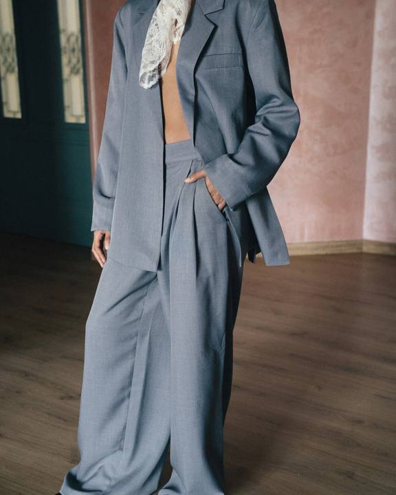 Ash Pleated Pants