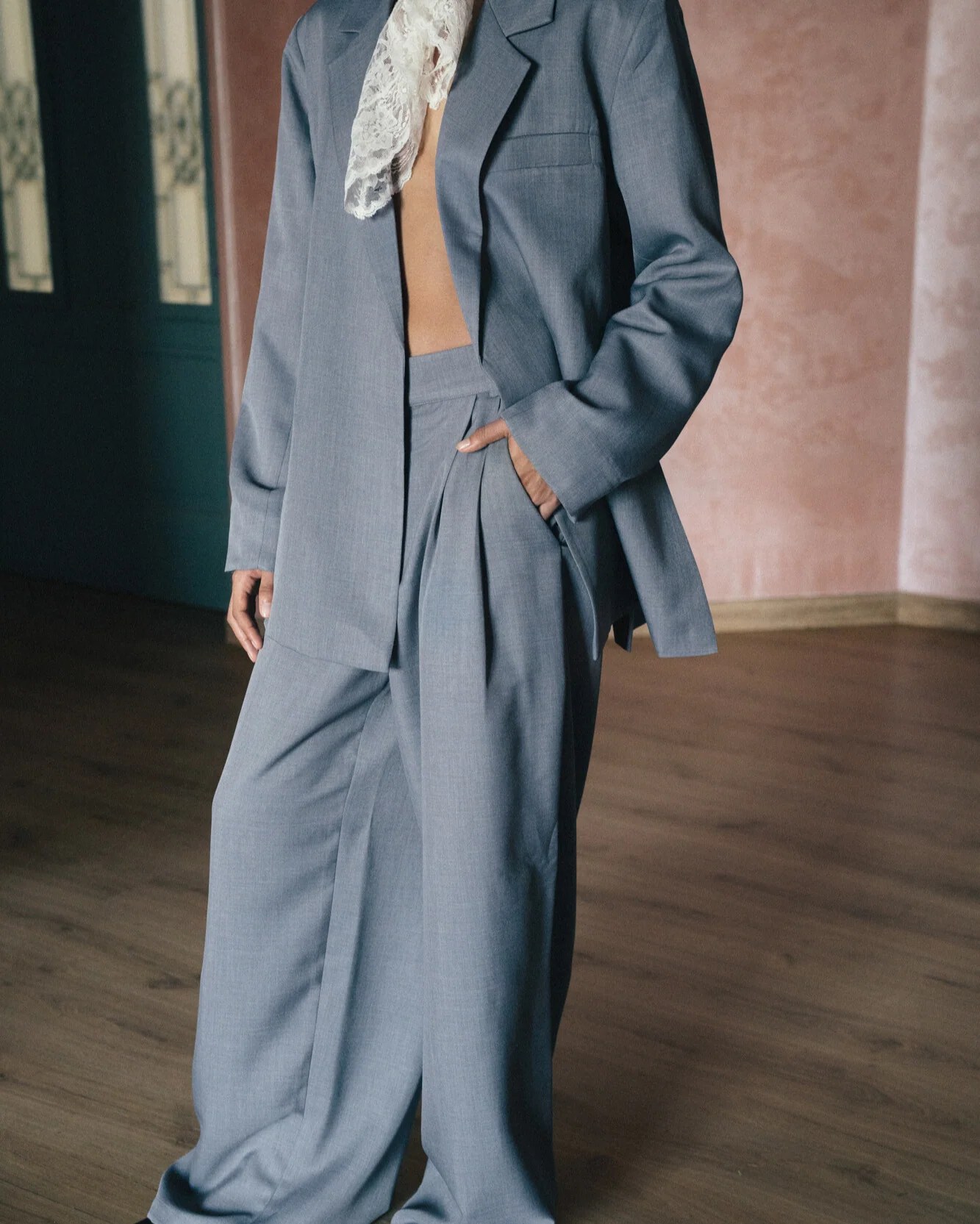 Ash Pleated Pants