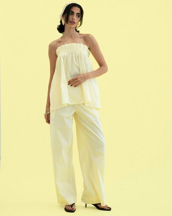 Soleil Pants - Butter Yellow