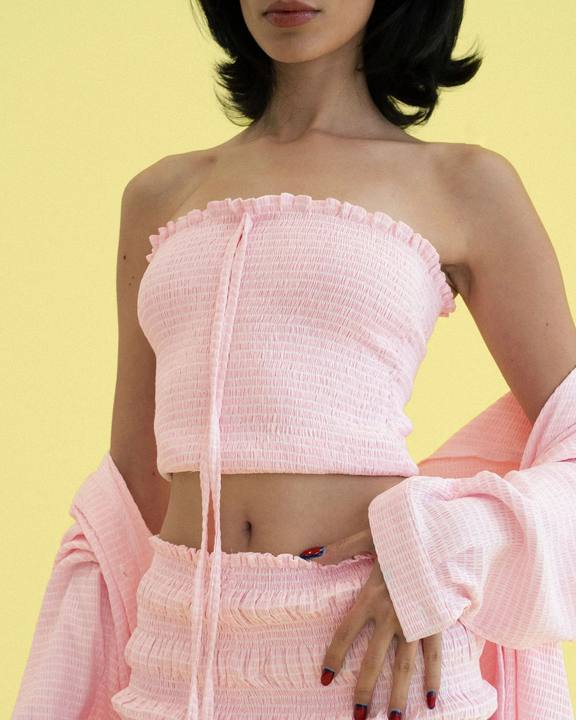 Sun-kissed Smocked Top