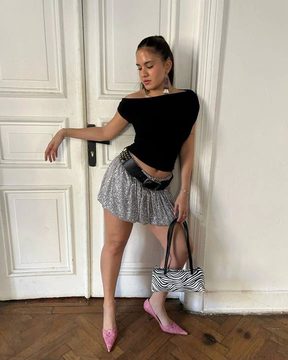 Disco Ball Sequin Skirt