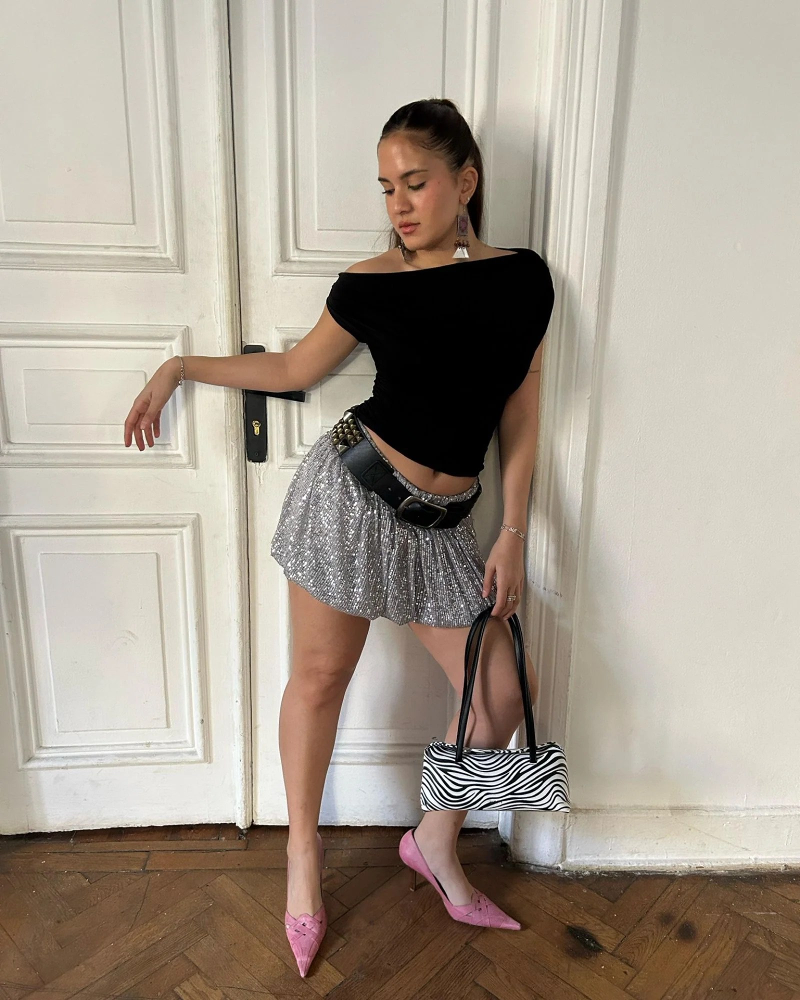 Disco Ball Sequin Skirt