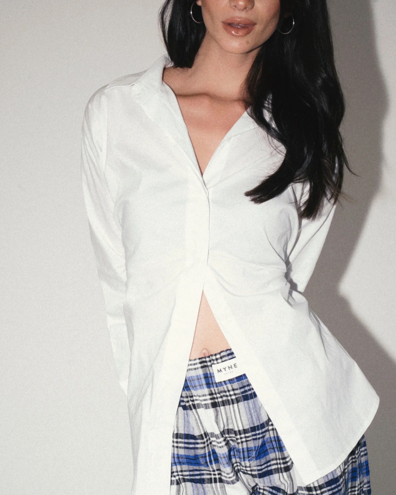 Multiway Poplin Shirt - White