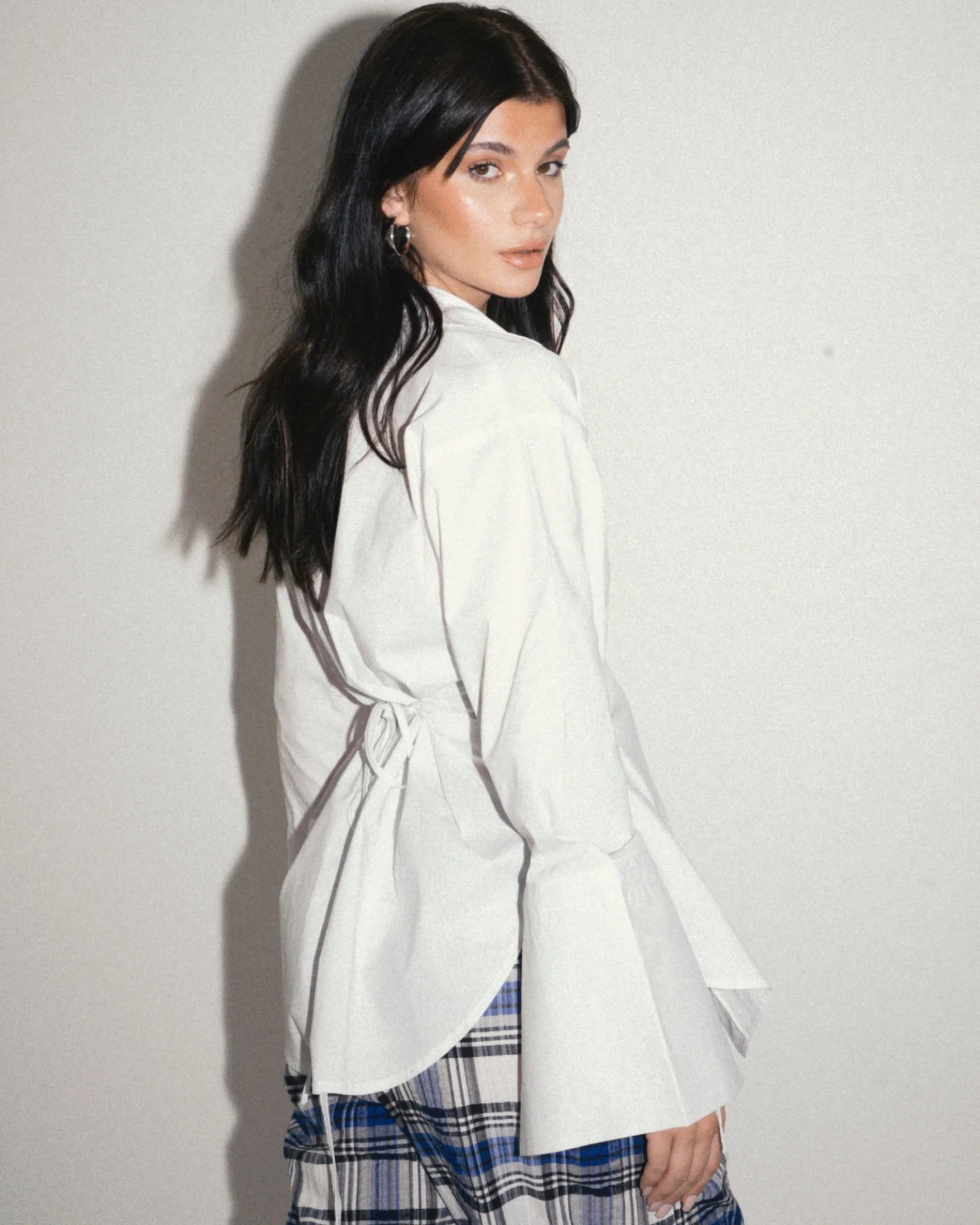 Multiway Poplin Shirt - White