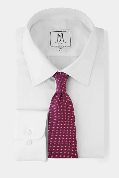 White Twill Shirt - Regular Fit