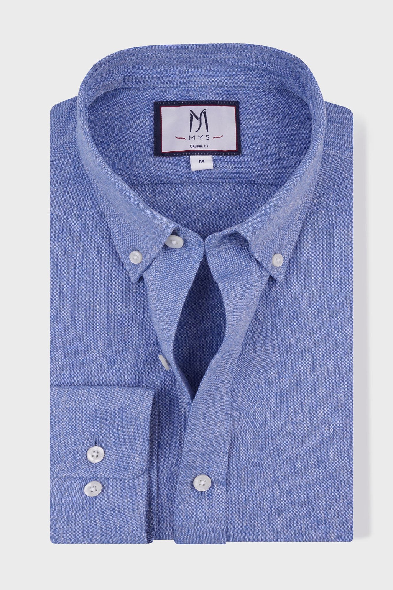Button-Down Cotton Linen Shirt