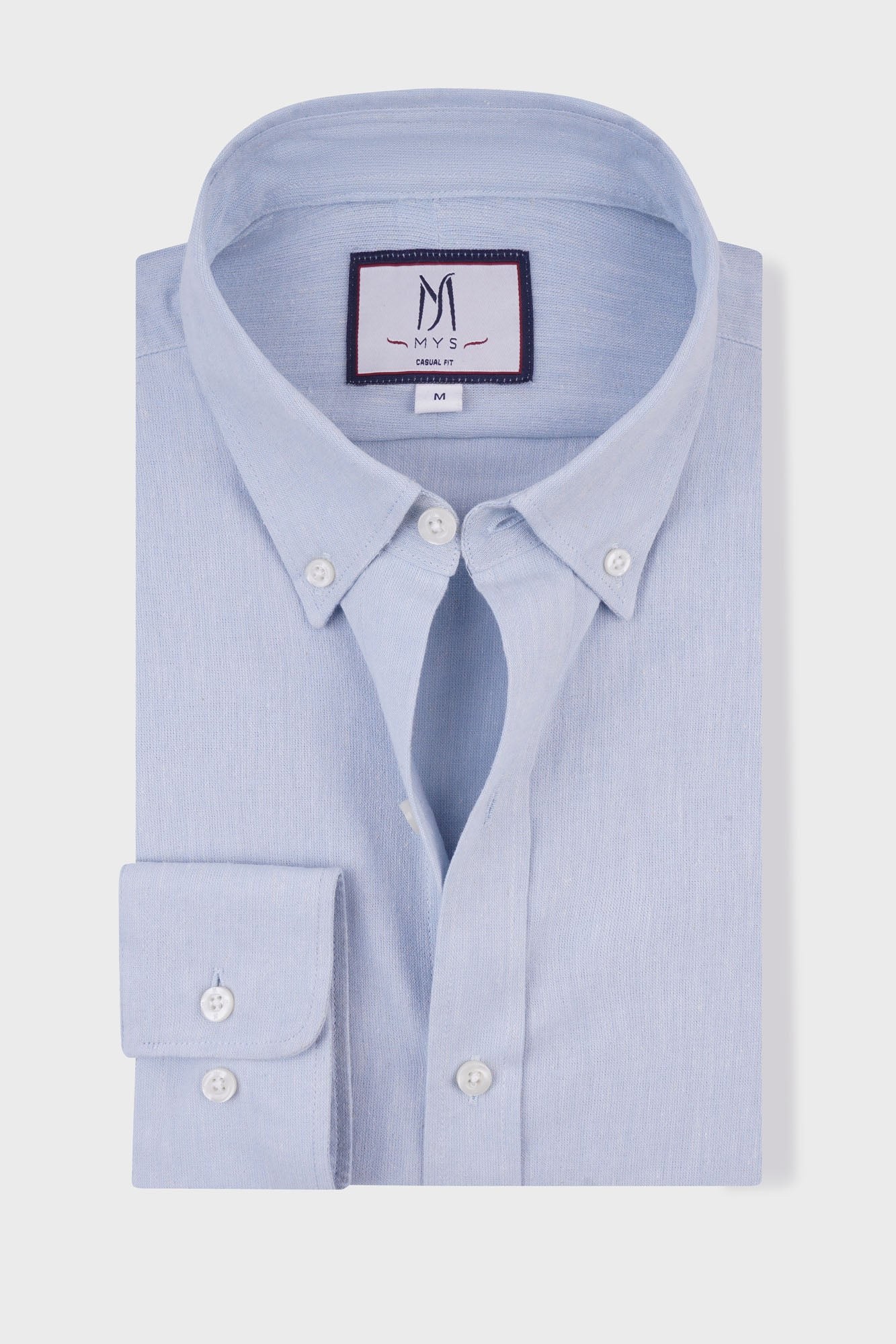 Button-Down Cotton Linen Shirt