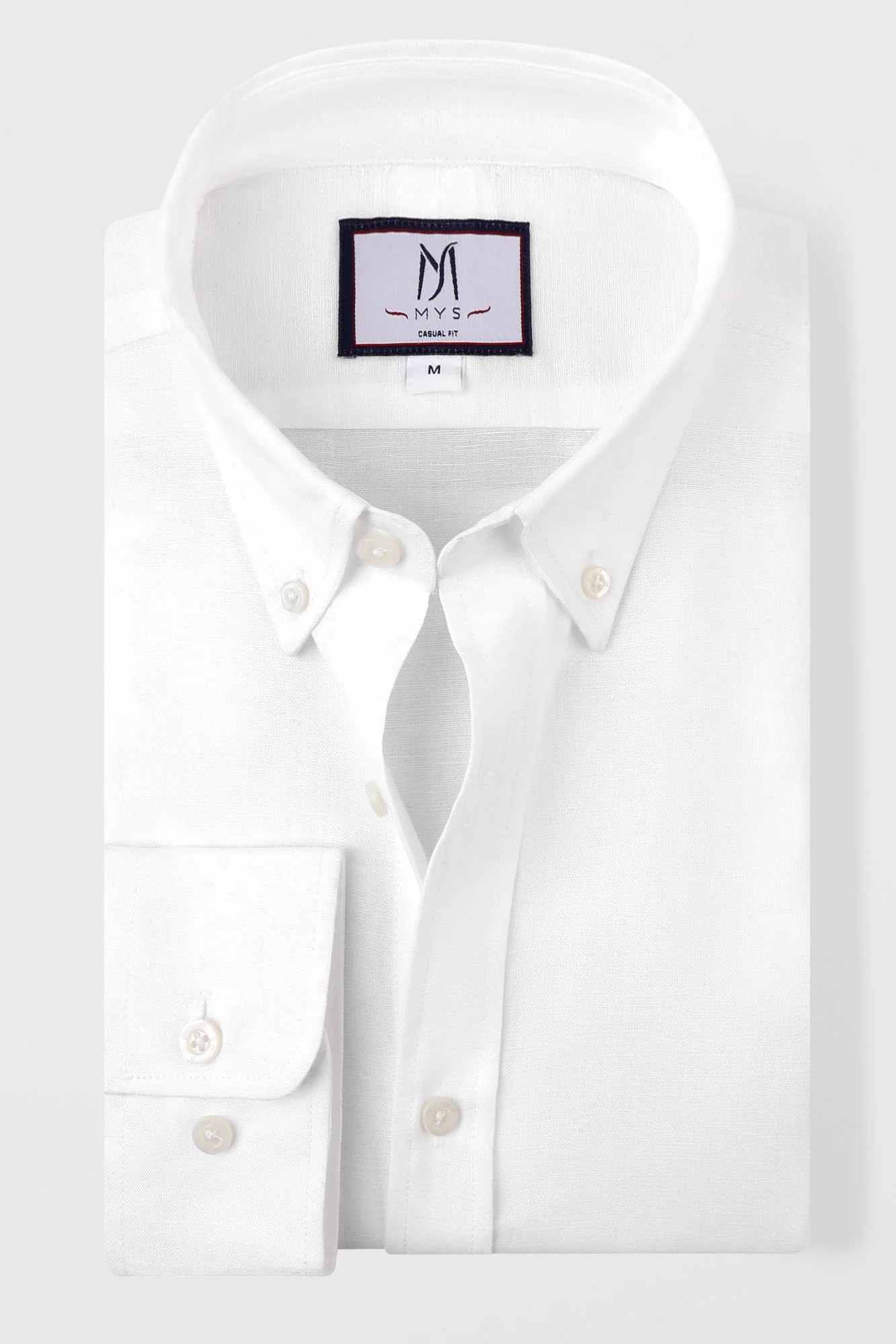 Button-Down Cotton Linen Shirt