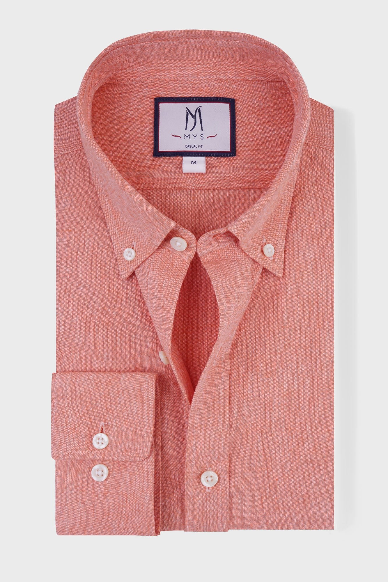 Button-Down Cotton Linen Shirt