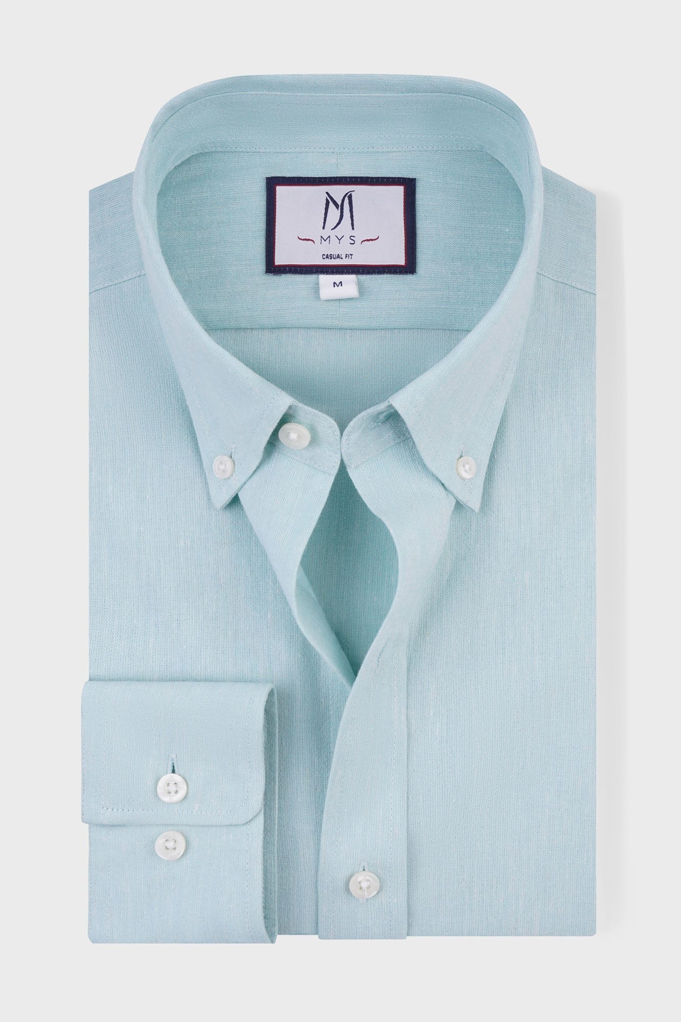 Button-Down Cotton Linen Shirt