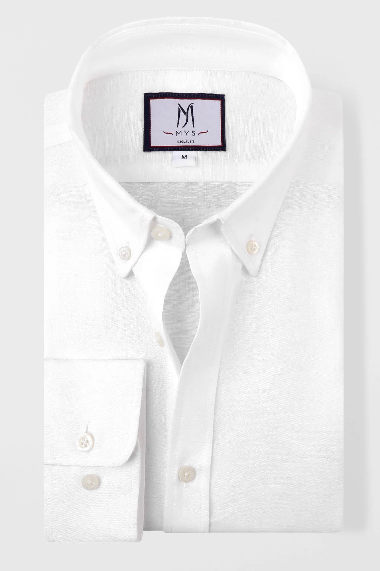 Button-Down Cotton Linen Shirt