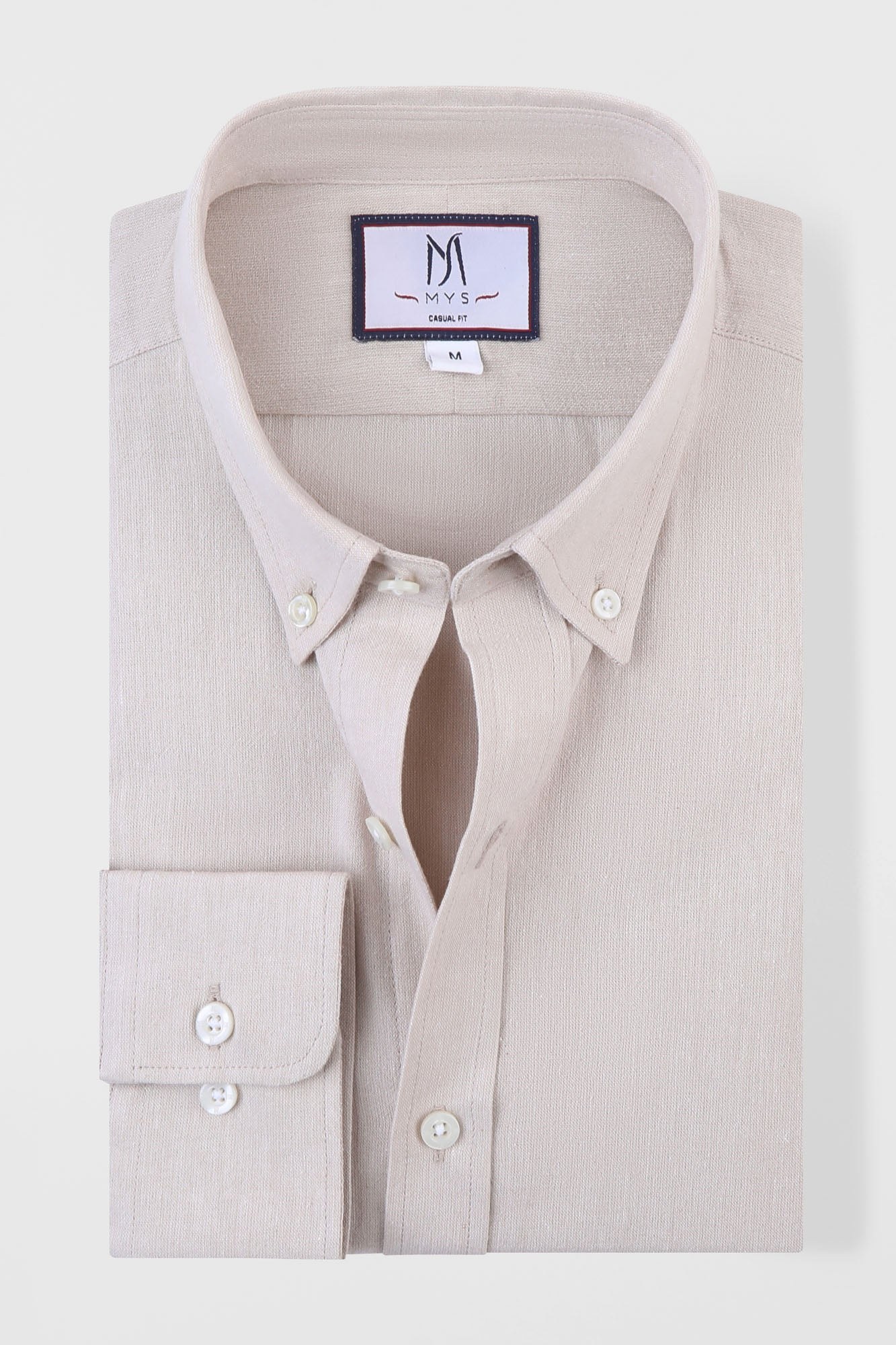 Button-Down Cotton Linen Shirt