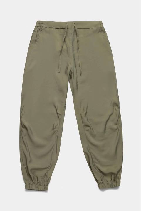 Light Khaki Modal Parachute Pants