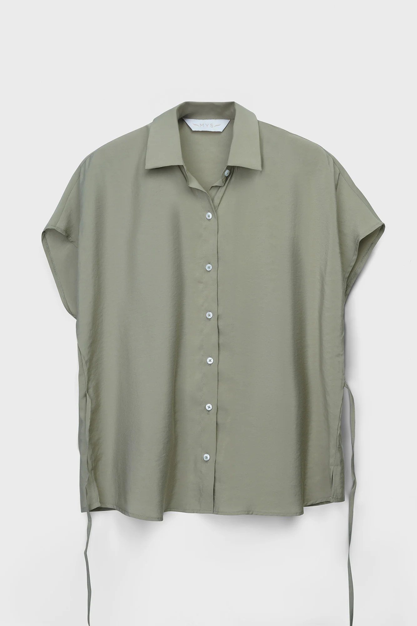 Light Khaki Modal Sleeveless Shirt