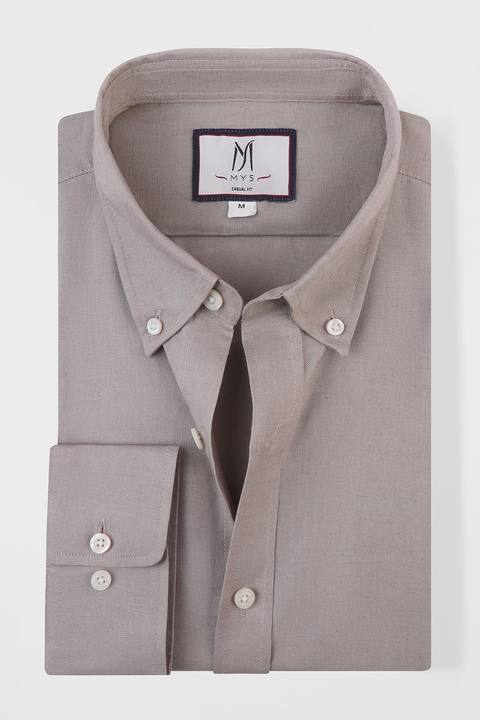 Linen Cotton Button-Down Shirt