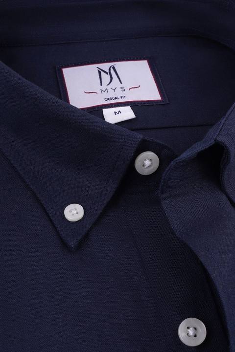 Linen Cotton Button-Down Shirt