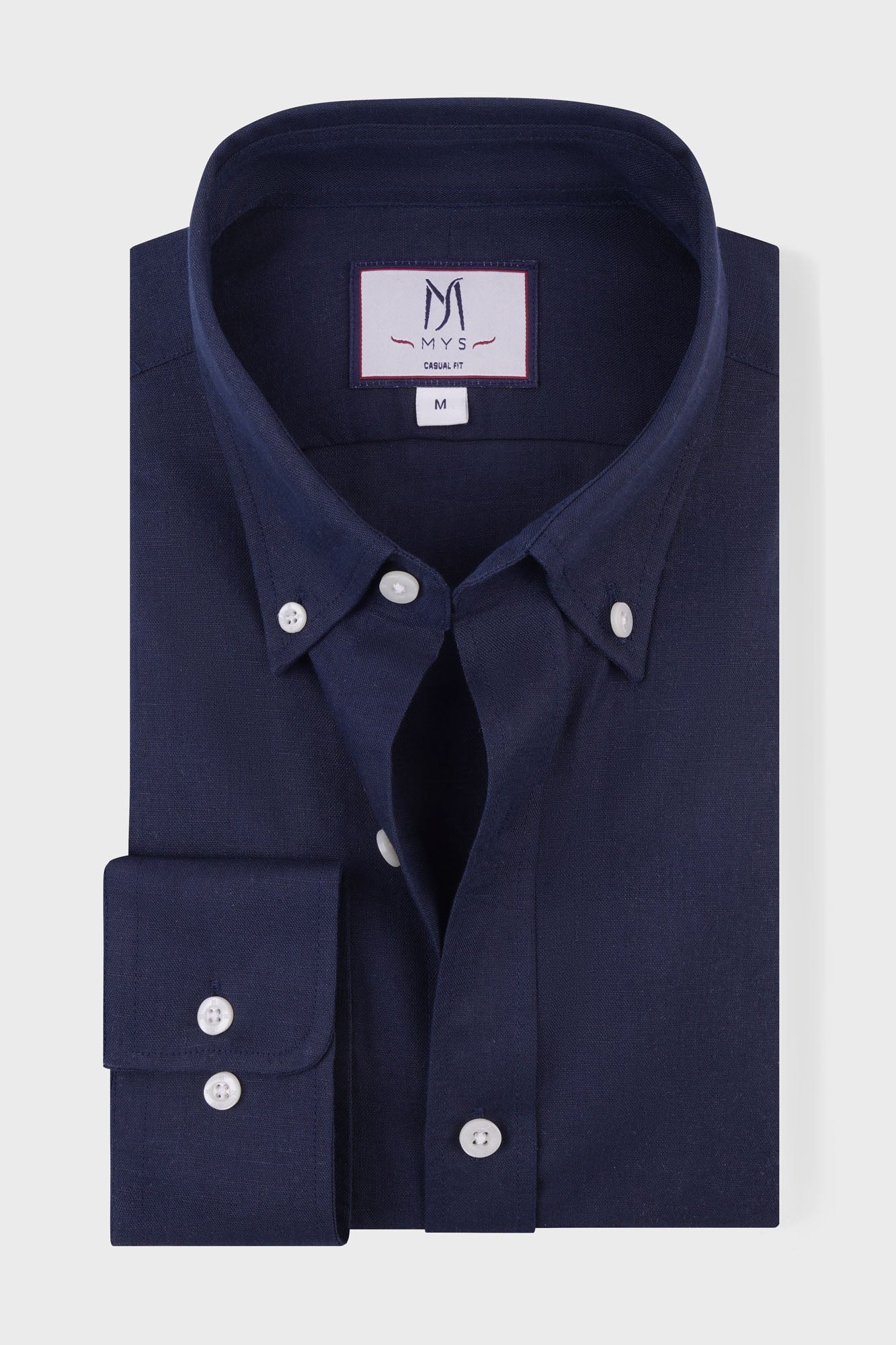 Linen Cotton Button-Down Shirt