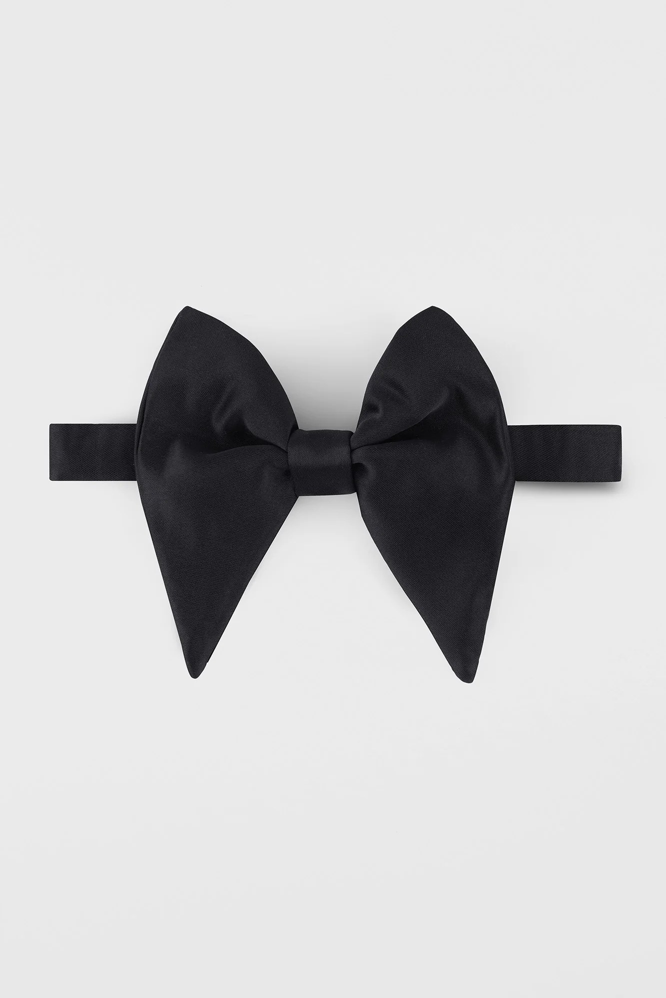Black Ready Tie Bow Tie - Large