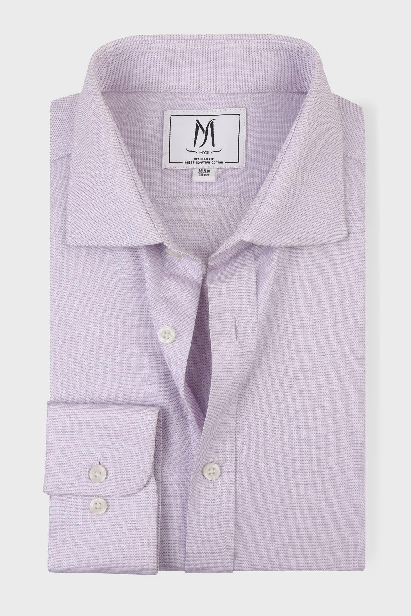 Light Purple Filafil Shirt - Regular Fit