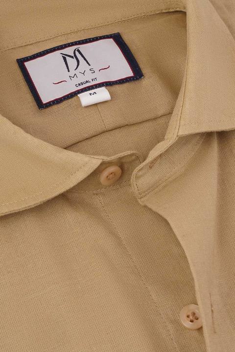 Linen Cotton Cutaway Shirt