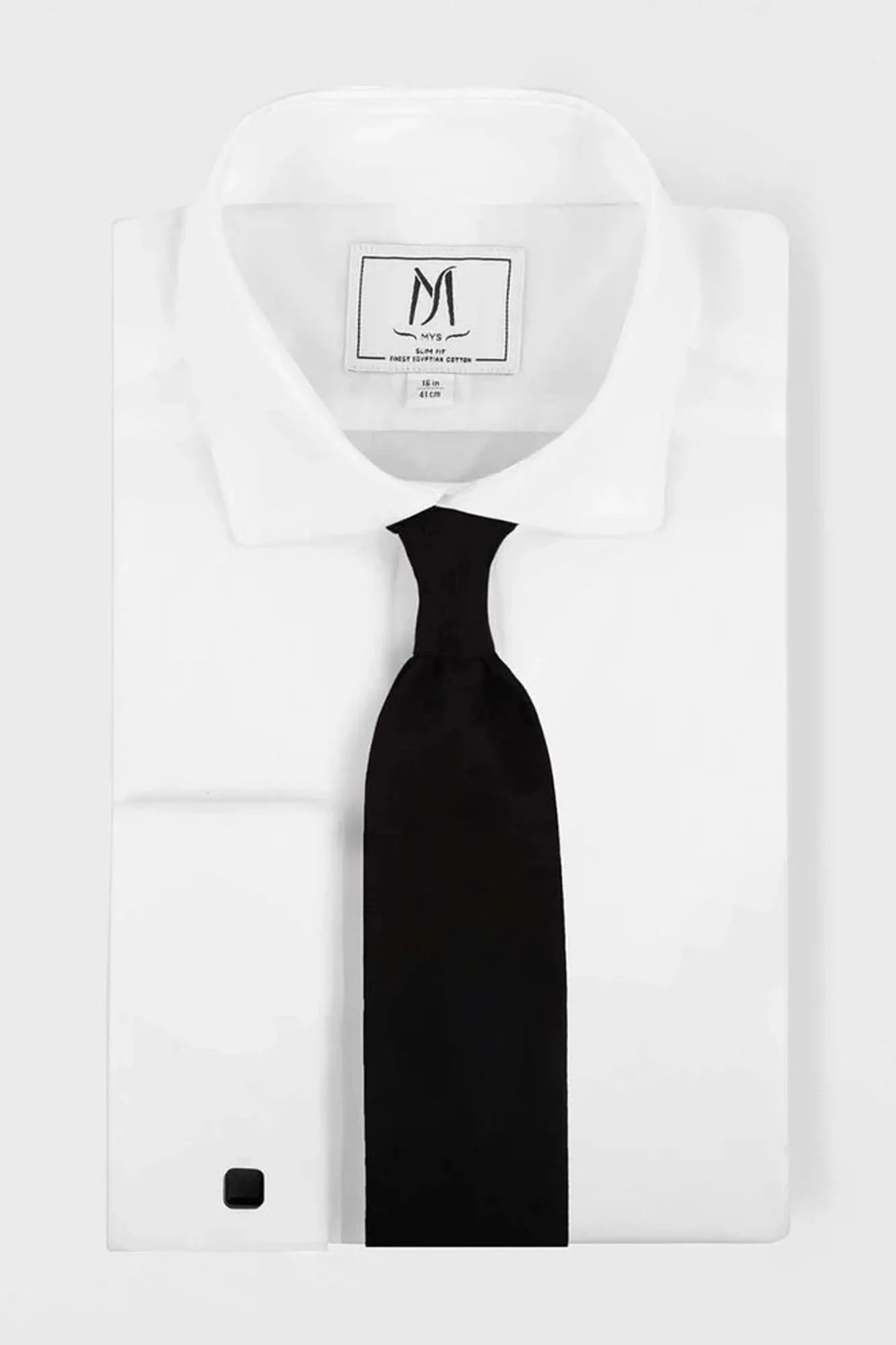 Poplin Double Cuff Shirt - Slim Fit