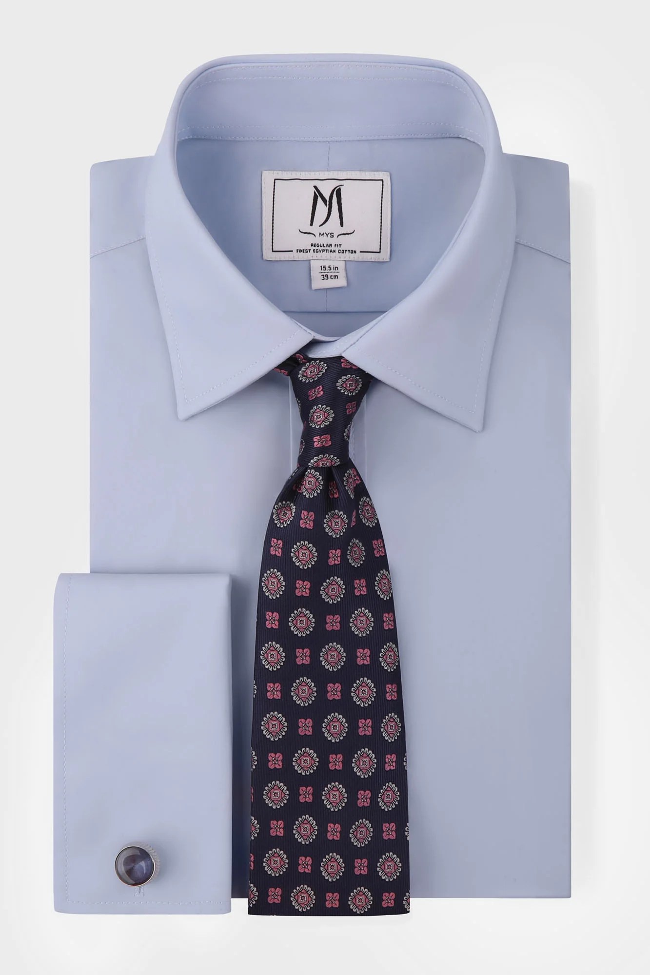 Poplin Double Cuff Shirt - Regular Fit