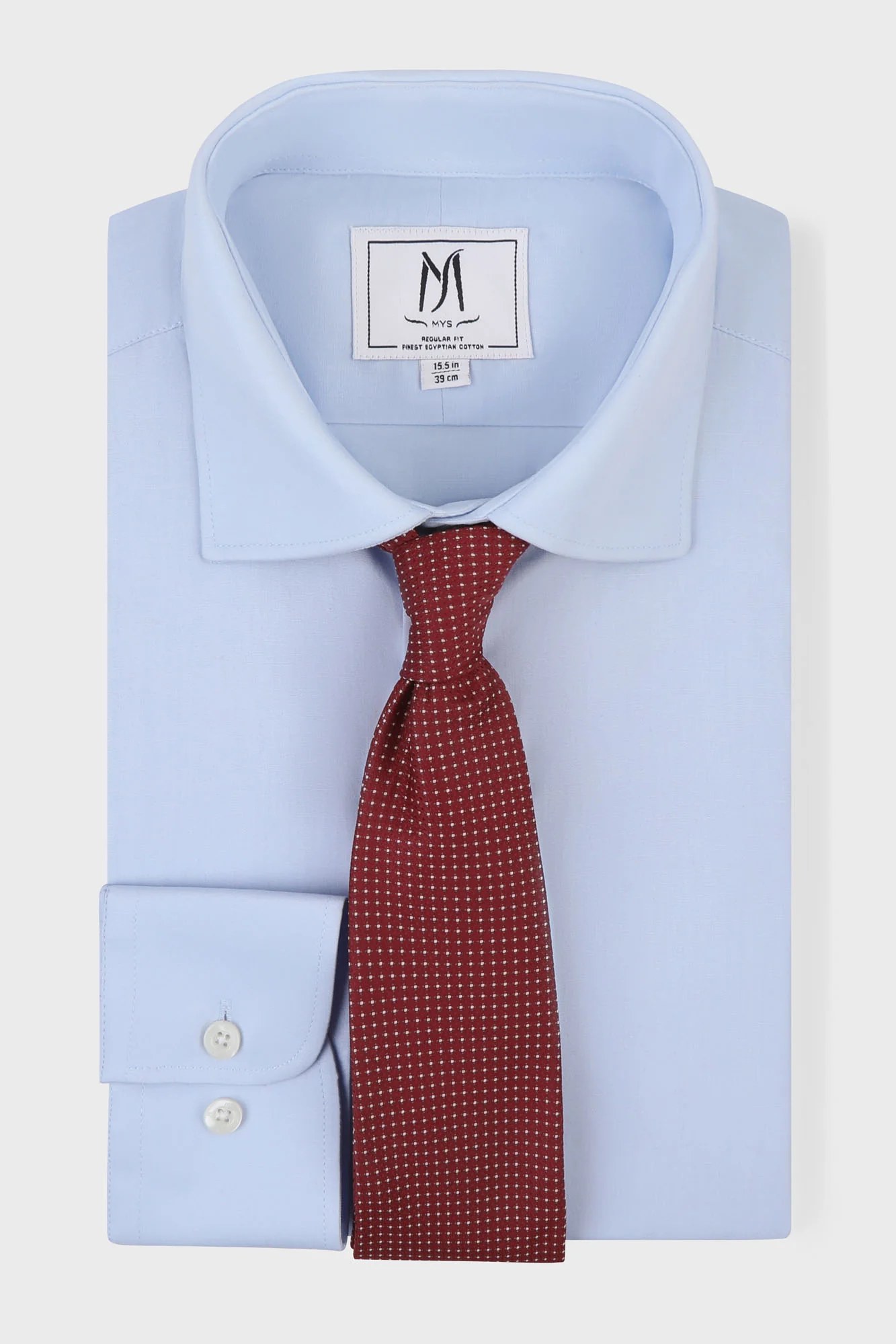 Light Blue Poplin Shirt - Regular Fit