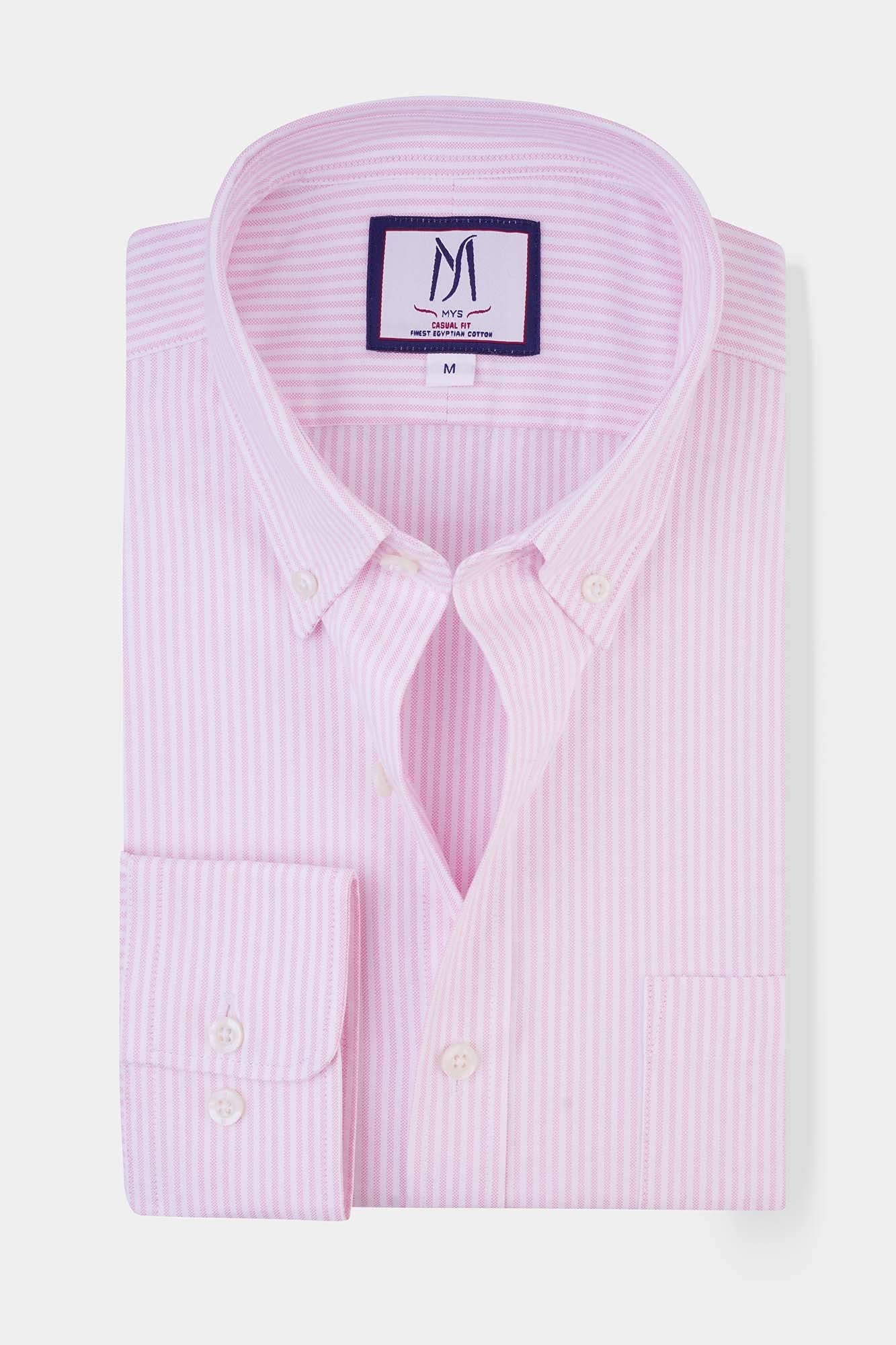 Striped Oxford Button-Down Shirt