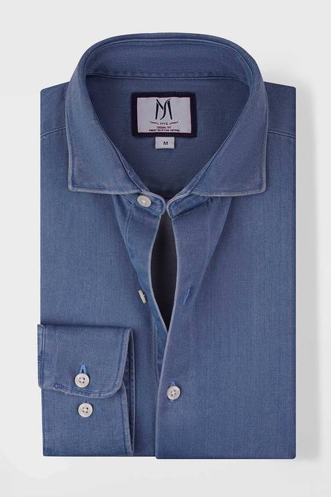 Cutaway Denim Shirt