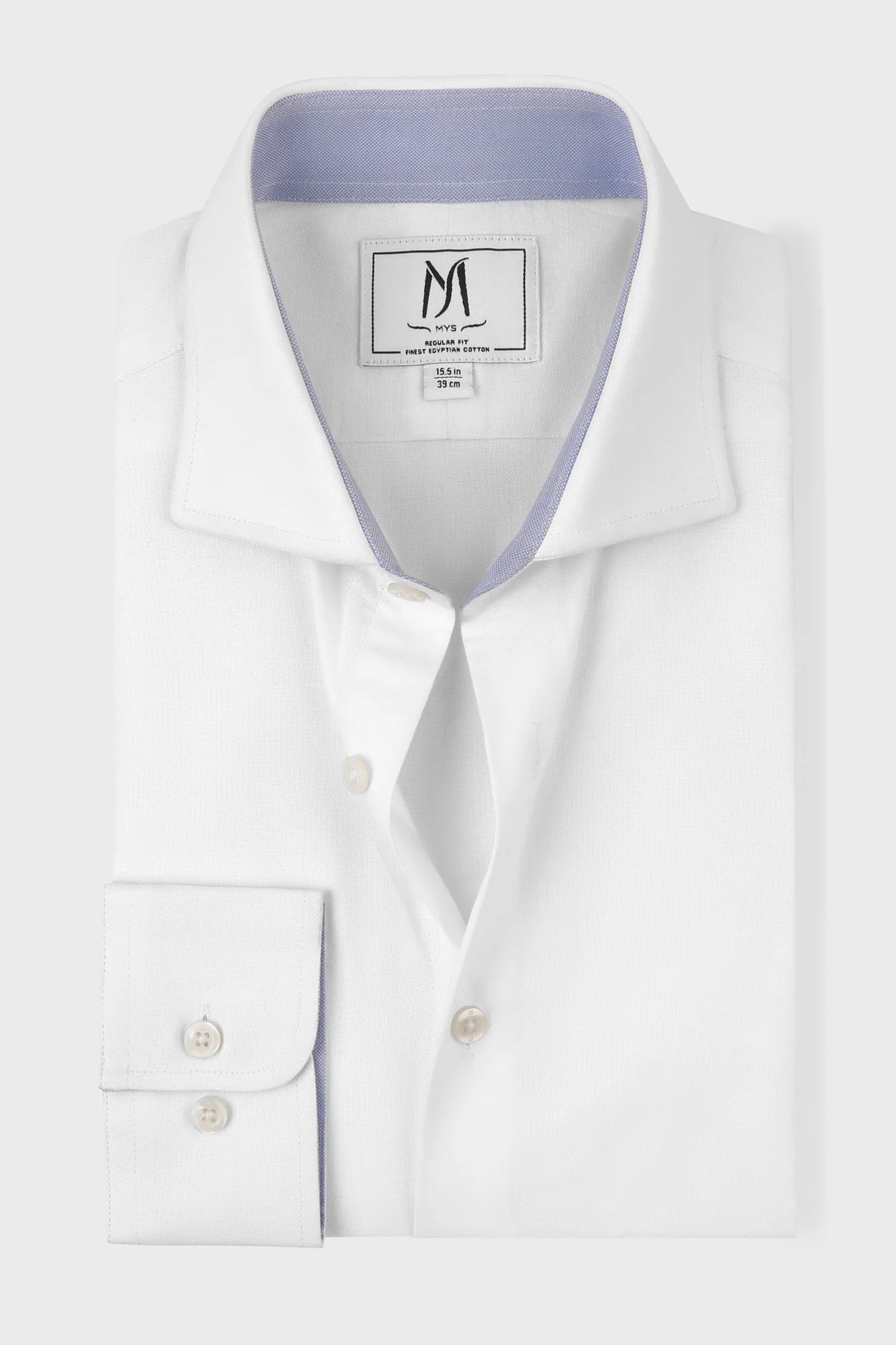 White Oxford Cutaway Shirt - Regular Fit