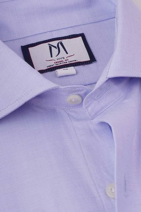 Checkered Chambray Shirt