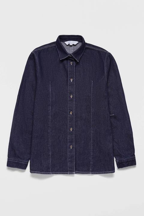 Fitted Denim Shirt