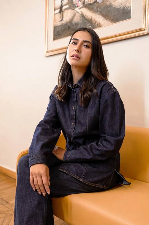 Fitted Denim Shirt