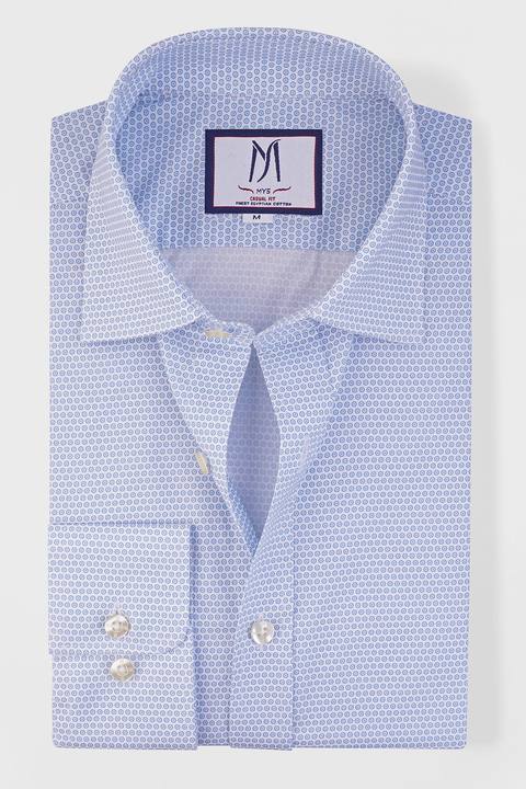Printed Poplin Stretch Shirt