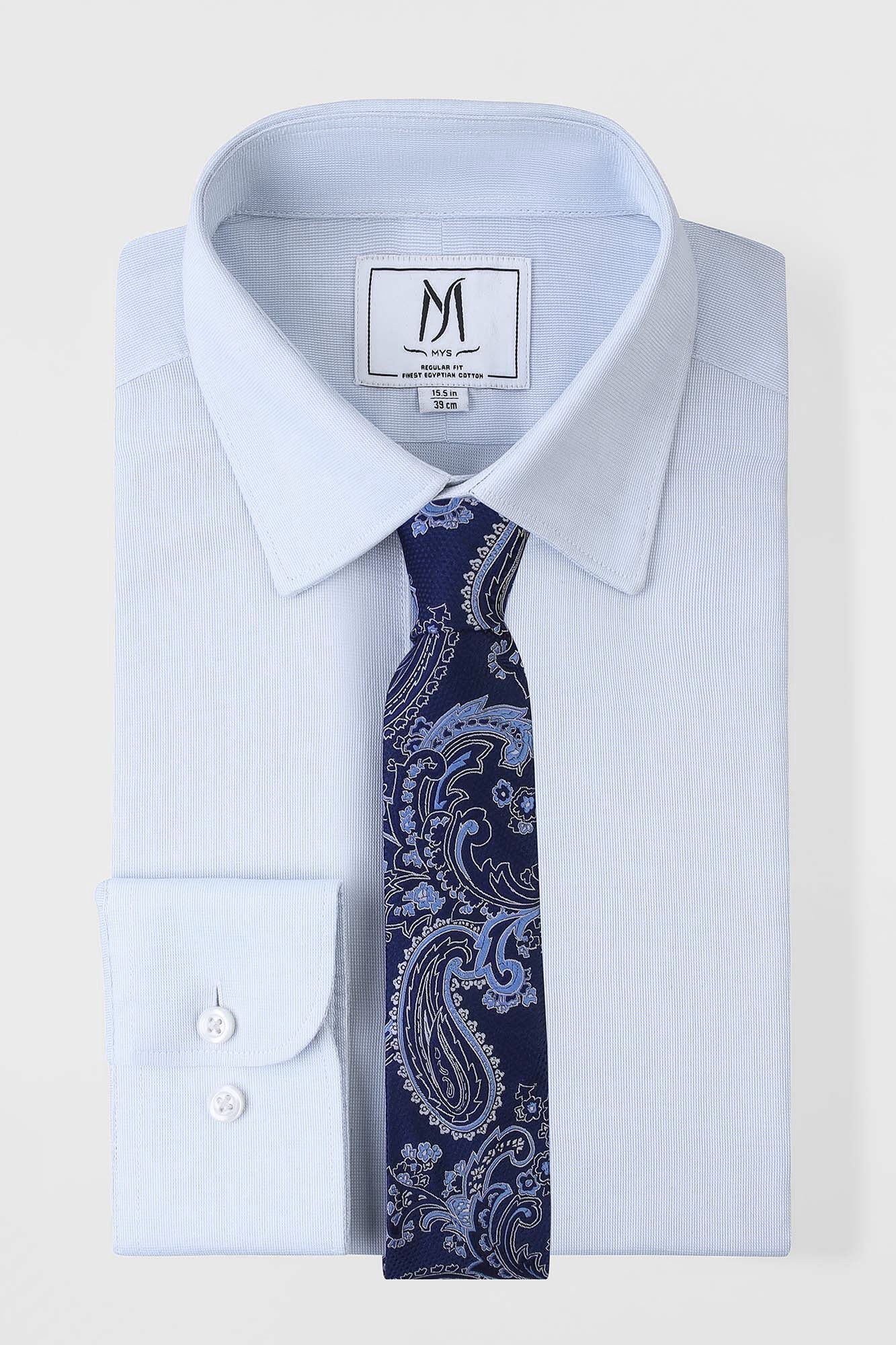 Light Blue Filafil Shirt - Regular Fit